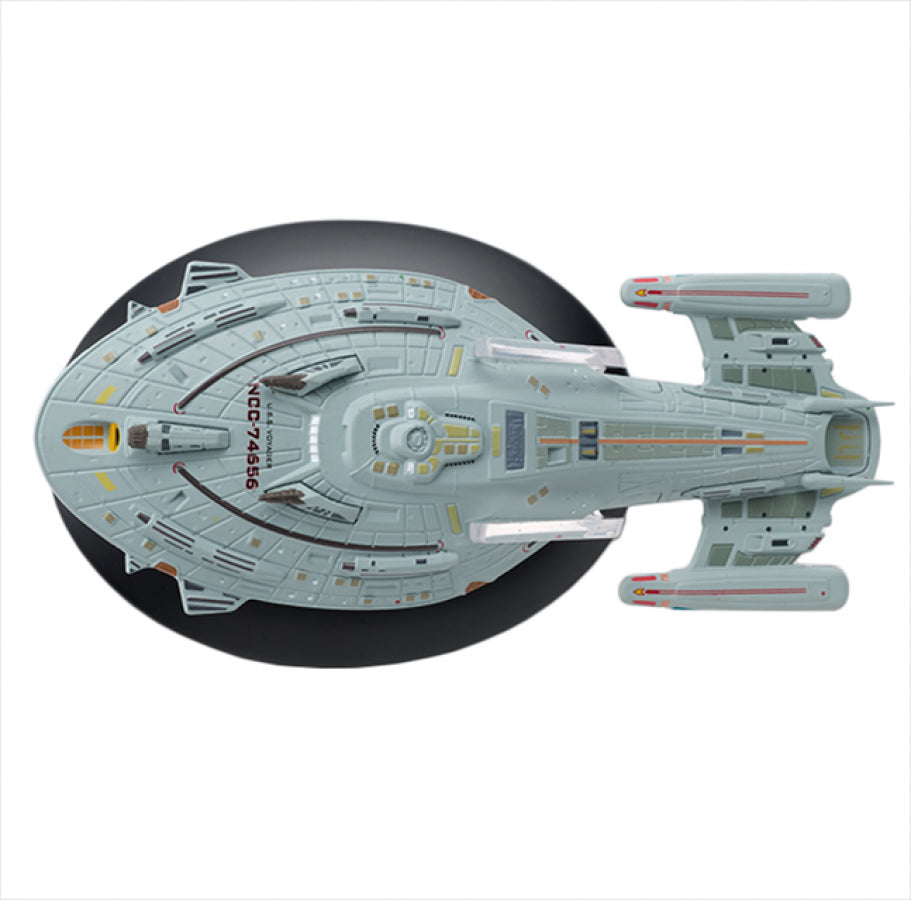 #132 Warship Voyager Model Diecast Ship (Eaglemoss / Star Trek)