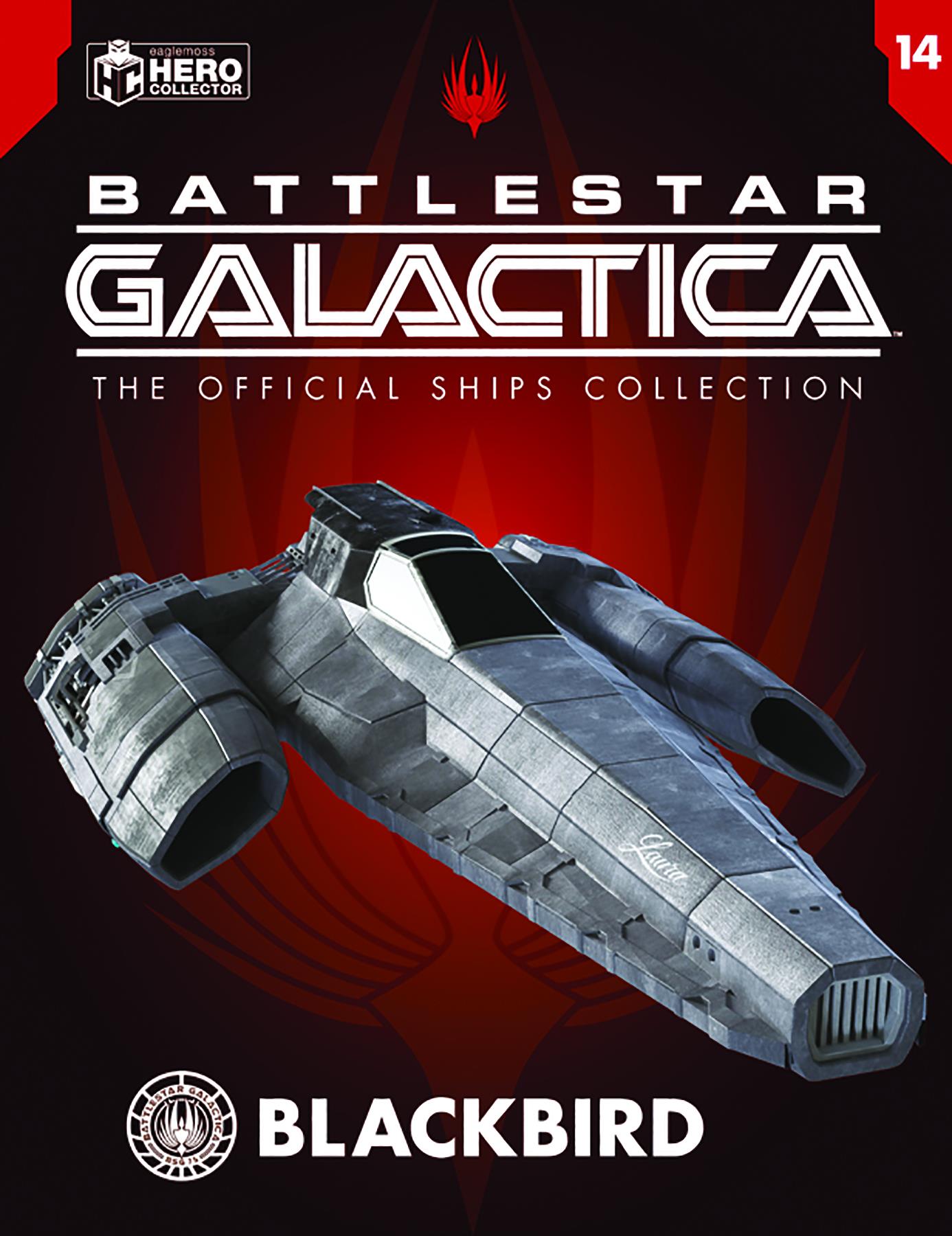 Figurine Blackbird #14 BGSUK014 Battlestar Galactica The Official Ships Collection Eaglemoss