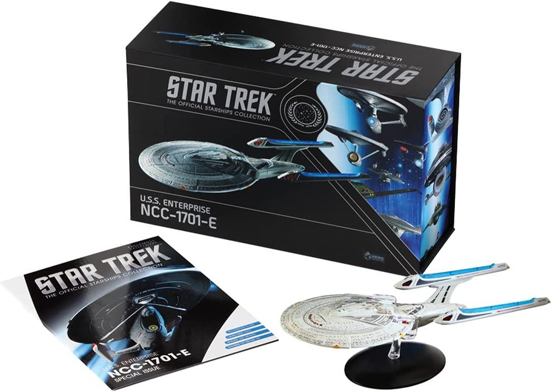 #03 U.S.S. Enterprise NCC-1701-E (Sovereign-class) XL EDITION Ship Model Die Cast Starship (Eaglemoss / Star Trek)