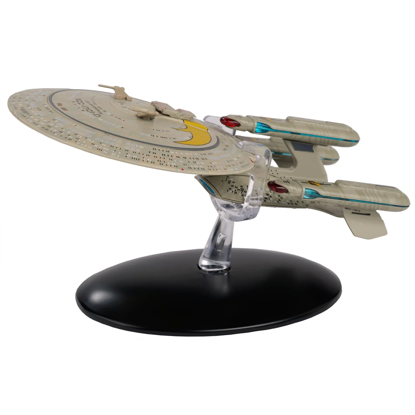 #17 I.S.S. Enterprise-D NCC-1701-D Mirror Universe (Paint Variant) Model Diecast Ship BONUS ISSUE (Eaglemoss / Star Trek)