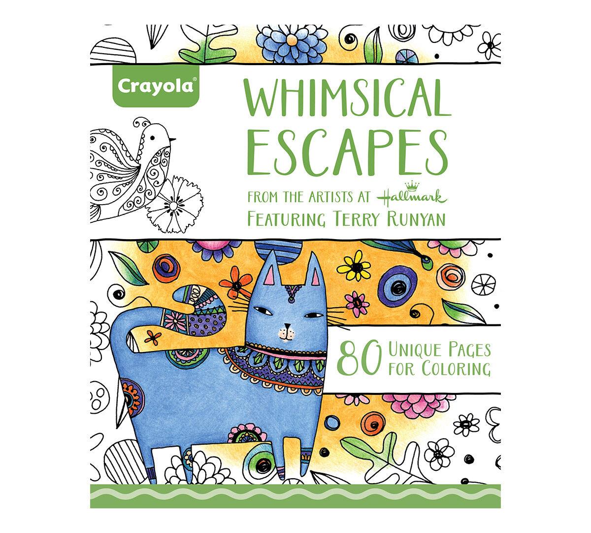 CRAYOLA 992021 Whimsical Escapes Livre de coloriage pour adulte