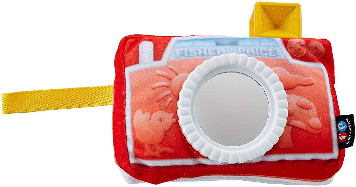Fisher-Price Crinkle Camera Mirror Baby Soft Toy DFR11