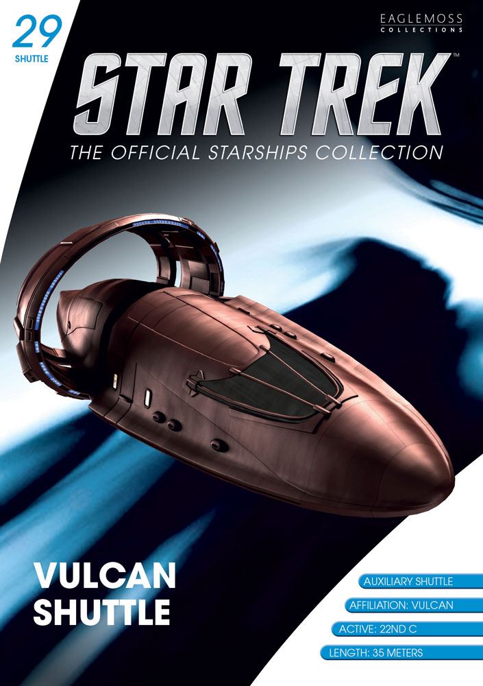#29 Vulcan Shuttle Shuttlecraft Model Diecast Ship (Eaglemoss / Star Trek)