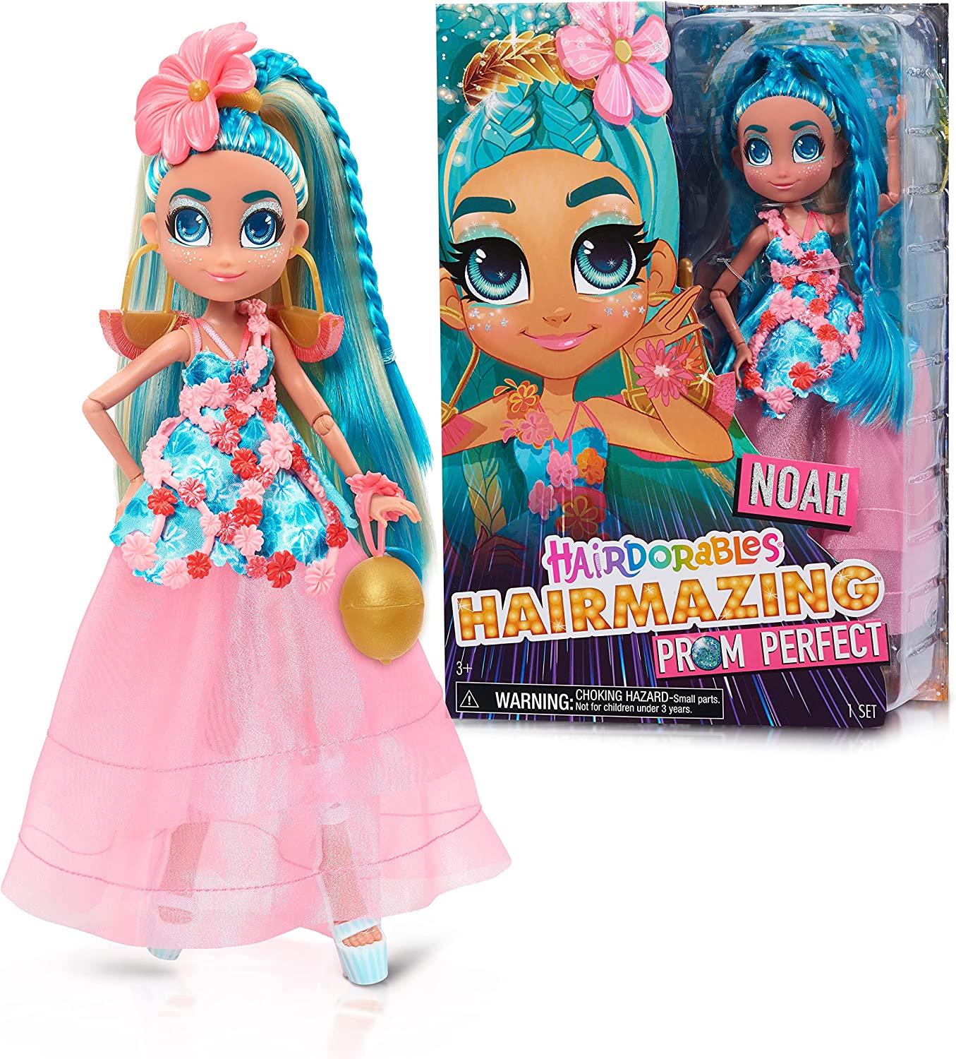 Noah Hairdorables Hairmazing Prom Perfect Fashion Doll and Accessories