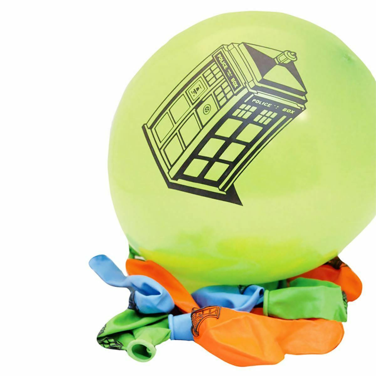 10 PACKS Doctor Who TARDIS Balloons 10 Pack Birthday Party Supplies Official