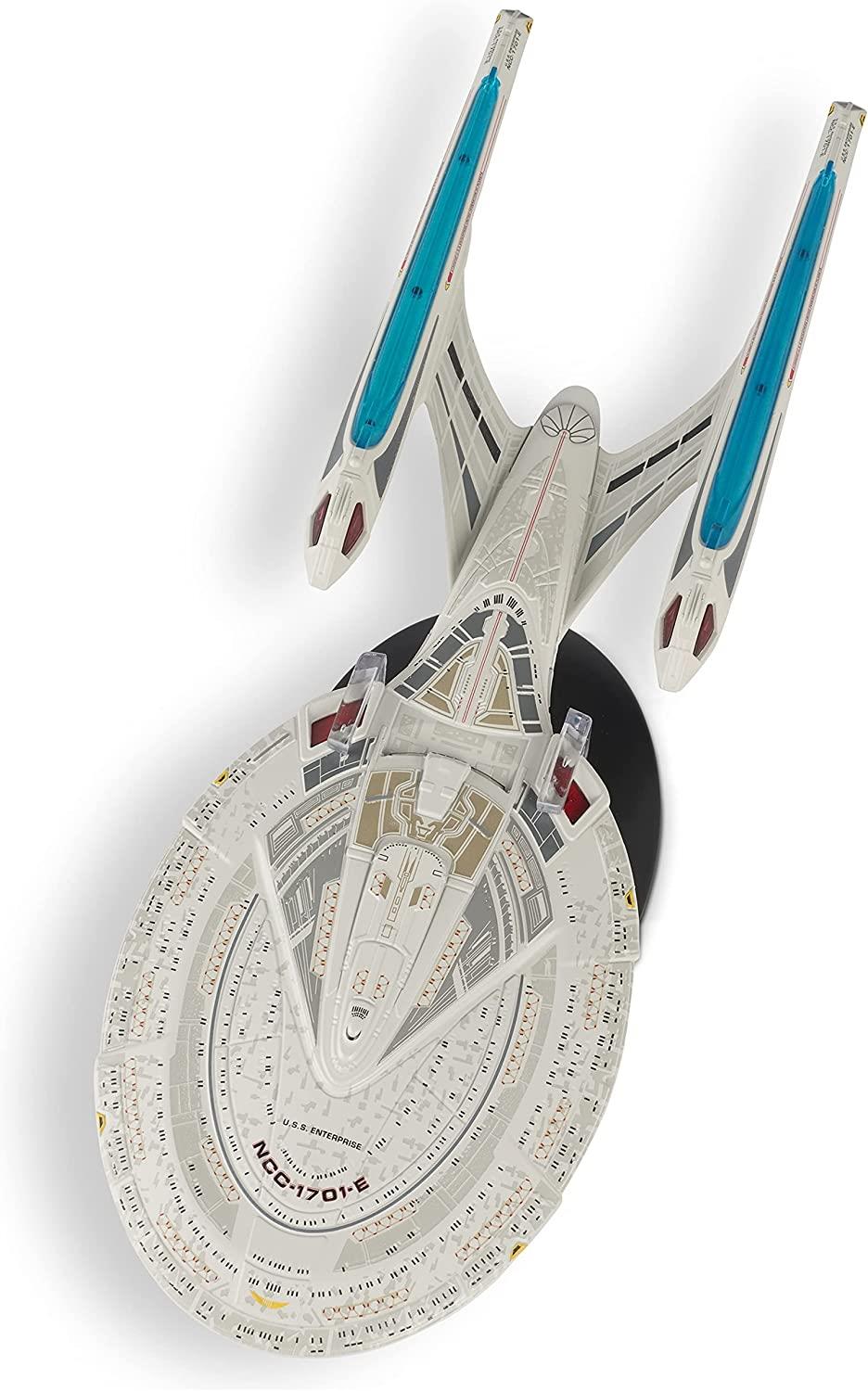 #03 U.S.S. Enterprise NCC-1701-E (Sovereign-class) XL EDITION Ship Model Die Cast Starship (Eaglemoss / Star Trek)