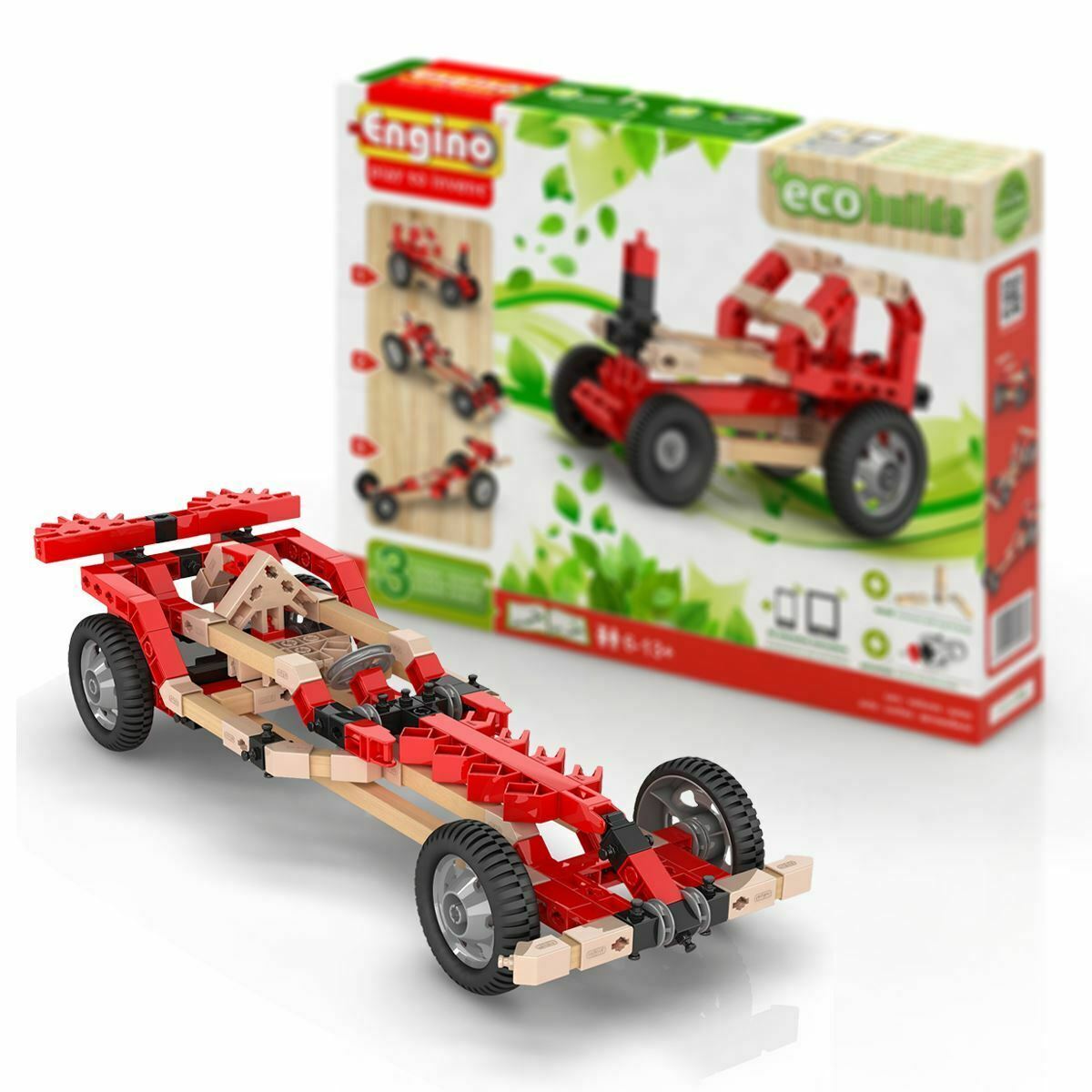 Engino Eco Builds 3 Model Cars Building Construction Creative Official
