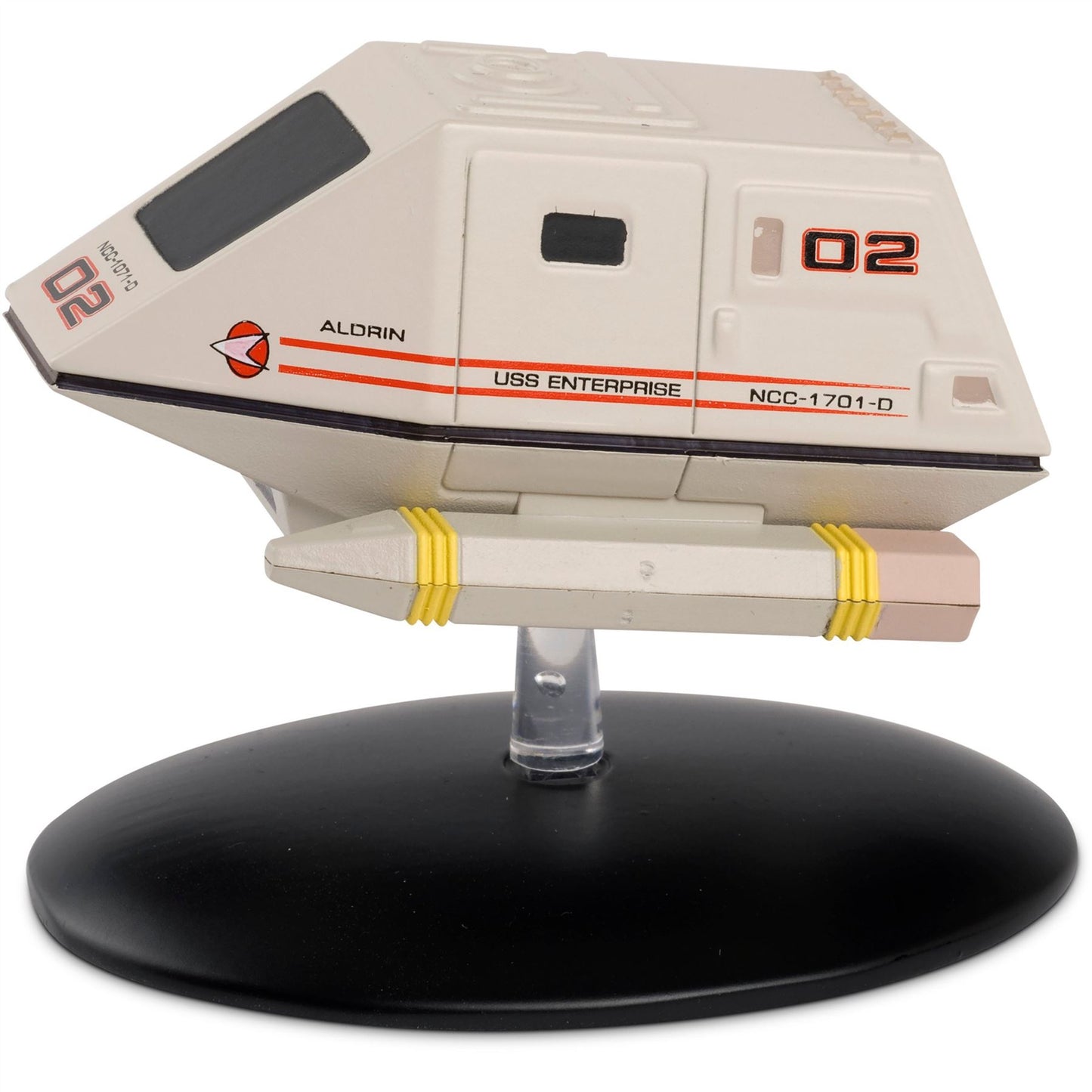 Shuttlecraft Set 2 (Executive Shuttle, Pod 1, 03 Hawking & 02 Aldrin) Model Die Cast Ships STDC705 (Eaglemoss / Star Trek)