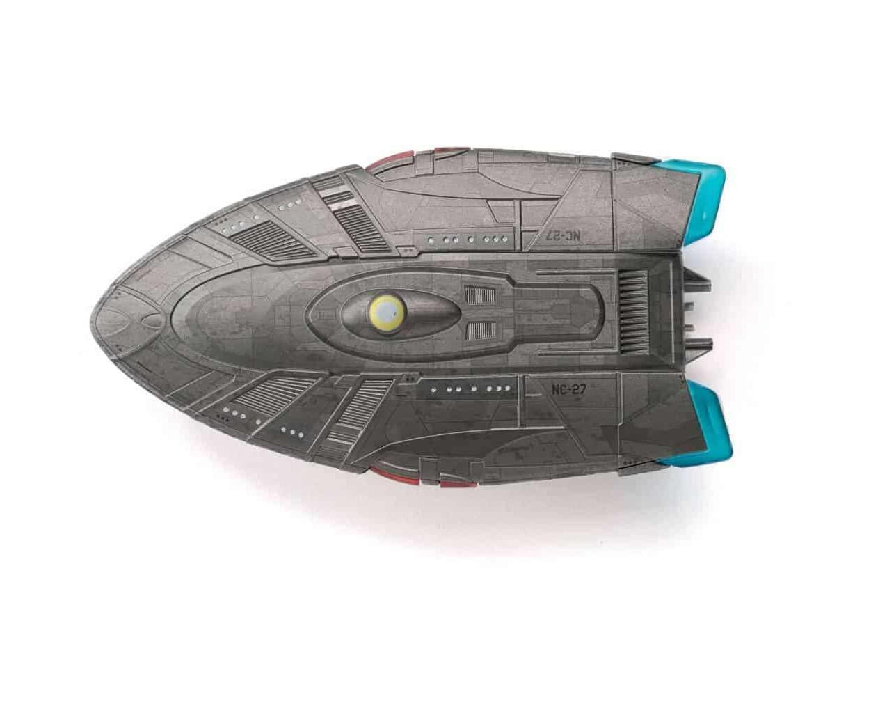 #160 United Earth Sarajevo Type Model Diecast Ship STDC160 (Eaglemoss / Star Trek)