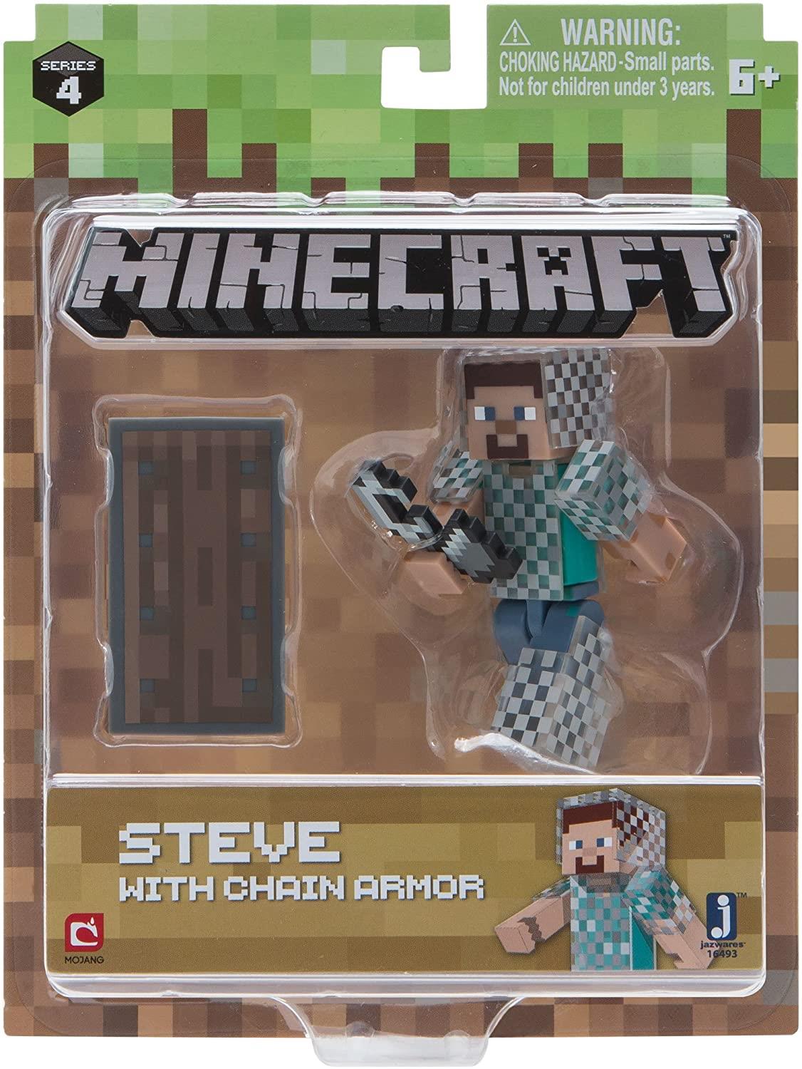 Minecraft STEVE In Chain Armor Action Figur Toy e