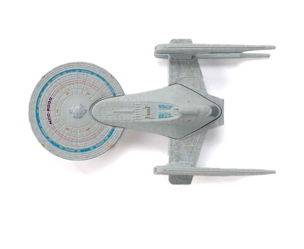 #158 U.S.S. Excelsior (Prototype II) Issue #158 Nilo Rodis Concept Model Diecast Ship (Eaglemoss / Star Trek)