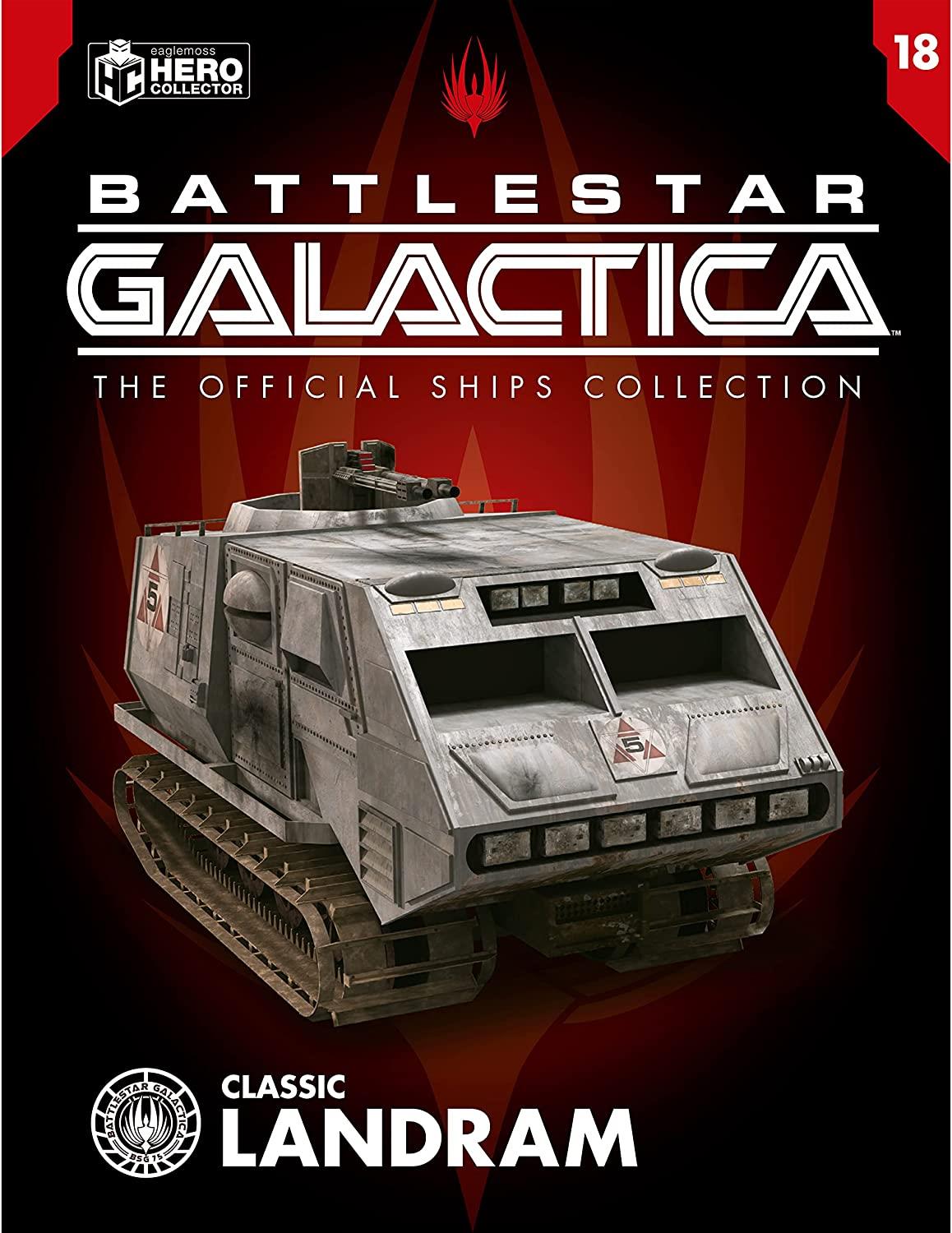 Figurine Landram BGSUK018 Battlestar Galactica The Official Ships Collection Eaglemoss