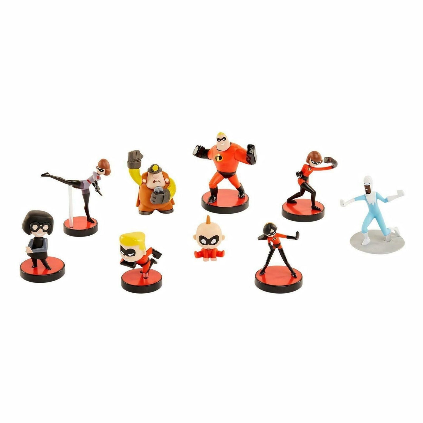 Jakks INCREDIBLES 2 Disney Pixar Mini-Figures Mystery Blind Box Toy [5 Boxes]