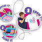 Tybo Print Studio Tidy Tie Dye Design Stencil Set Kids Creative Toy Gift 6+