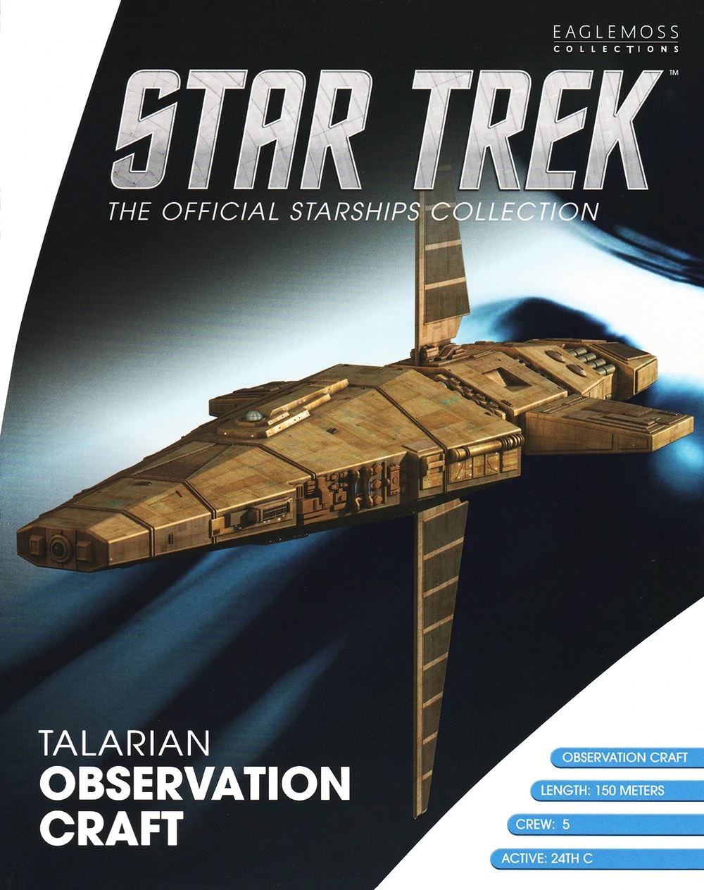 Talarian Observation Craft Model Die Cast Ship (Eaglemoss / Star Trek)