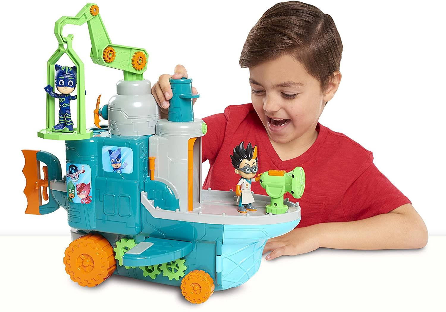 PJ Masks Romeo's Flying Factory Playset 95780 Save the Sky Toy