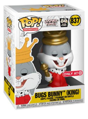 Funko POP! BUGS BUNNY [King] #837 SE Looney Tunes Vinyl Figure