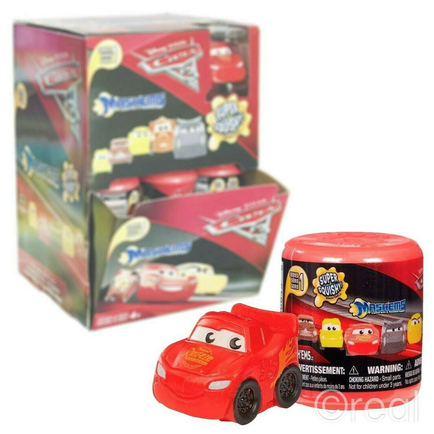 Disney Pixar's CARS 3 - 3 x MASH'EMS Sealed Capsule (Series 1) tech4kids