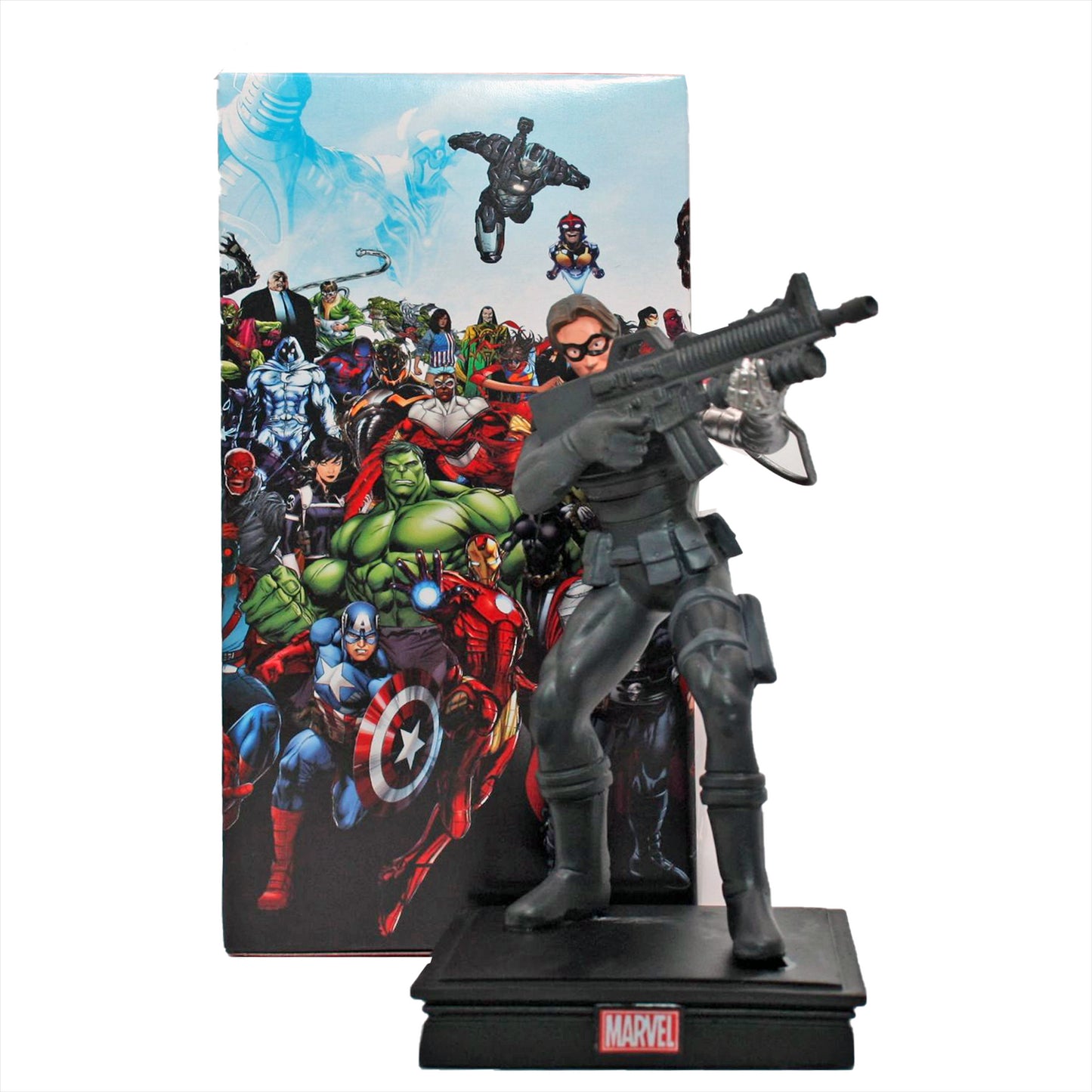 WINTER SOLDIER Resin Marvel Universe Figurine 3D Panini 4" Action Figure