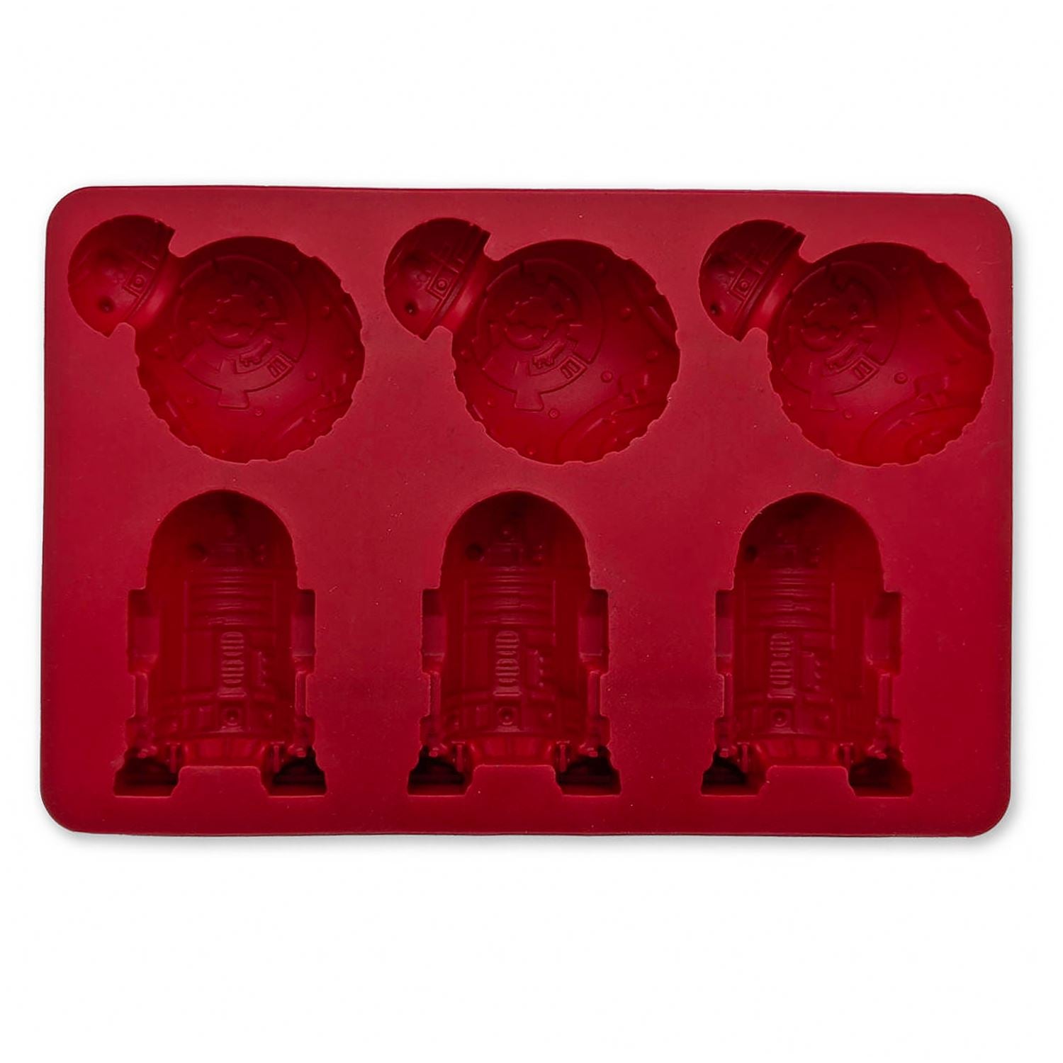 Star Wars SILICONE ICE CUBE TRAY R2-D2 and BB-8 Droid Cold Drink Molds