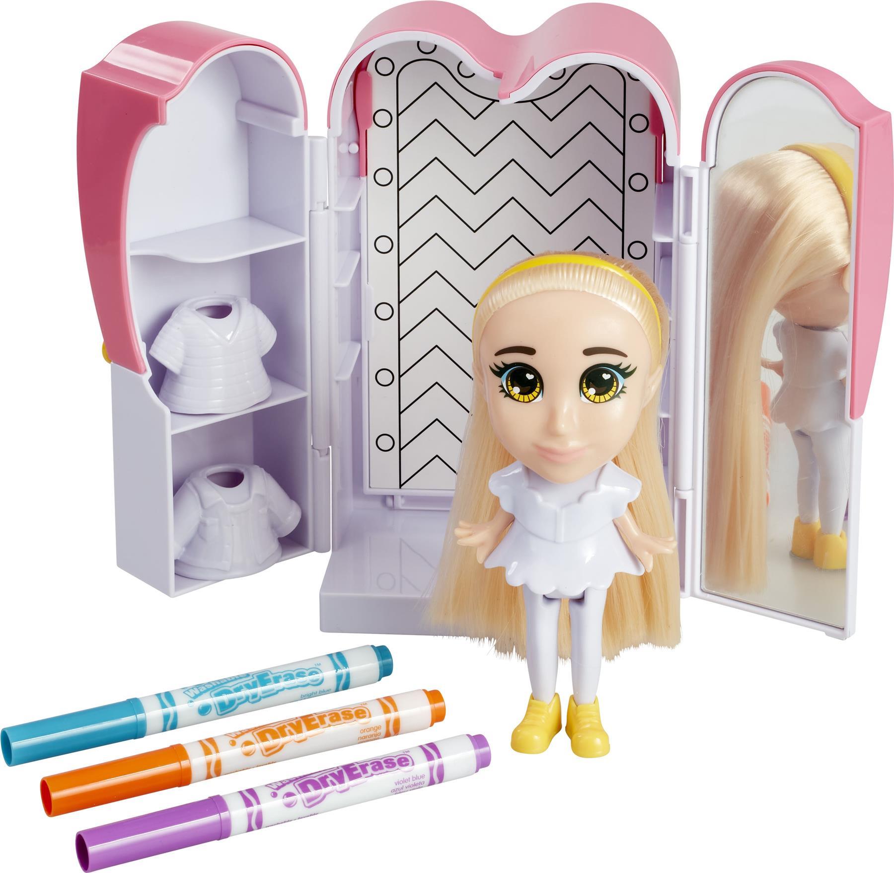 Crayola Colour n Style Friends GOLDIE Catwalk Creative Doll Playset