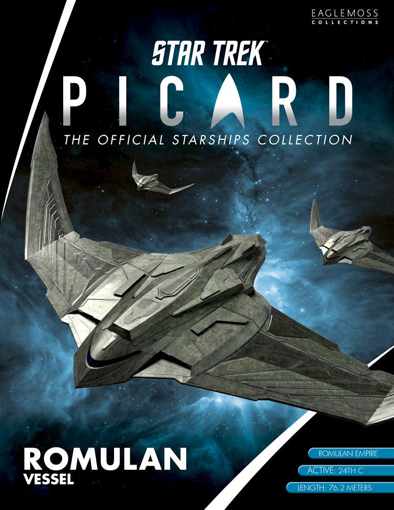STPEN005 Picard Universe bombardier romulien (navire romulien) modèle FC moulé sous pression (Eaglemoss / Star Trek)