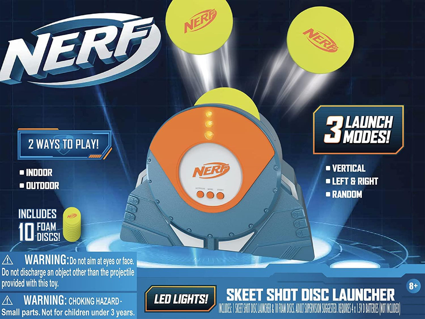 Hasbro Nerf Skeet Shot Disc Launcher Toy Foam Gun
