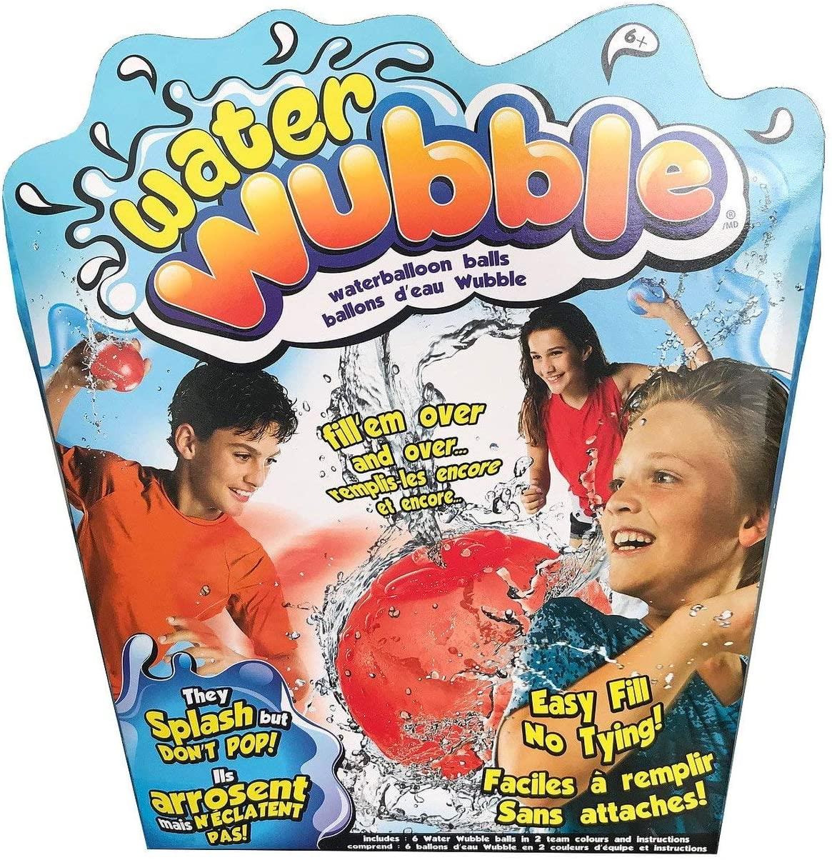 Water Wubble Refillable Reusable Water Balloons Balls 6 Pack Outdoor Fun