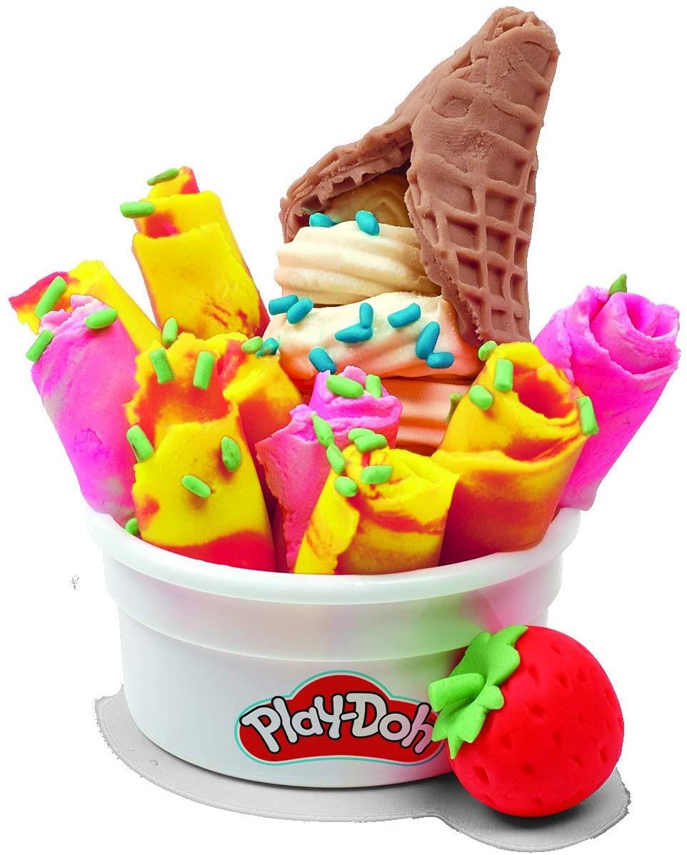 Rollzies Ice Cream Play-Doh Kitchen Creations Playset Modelling Clay