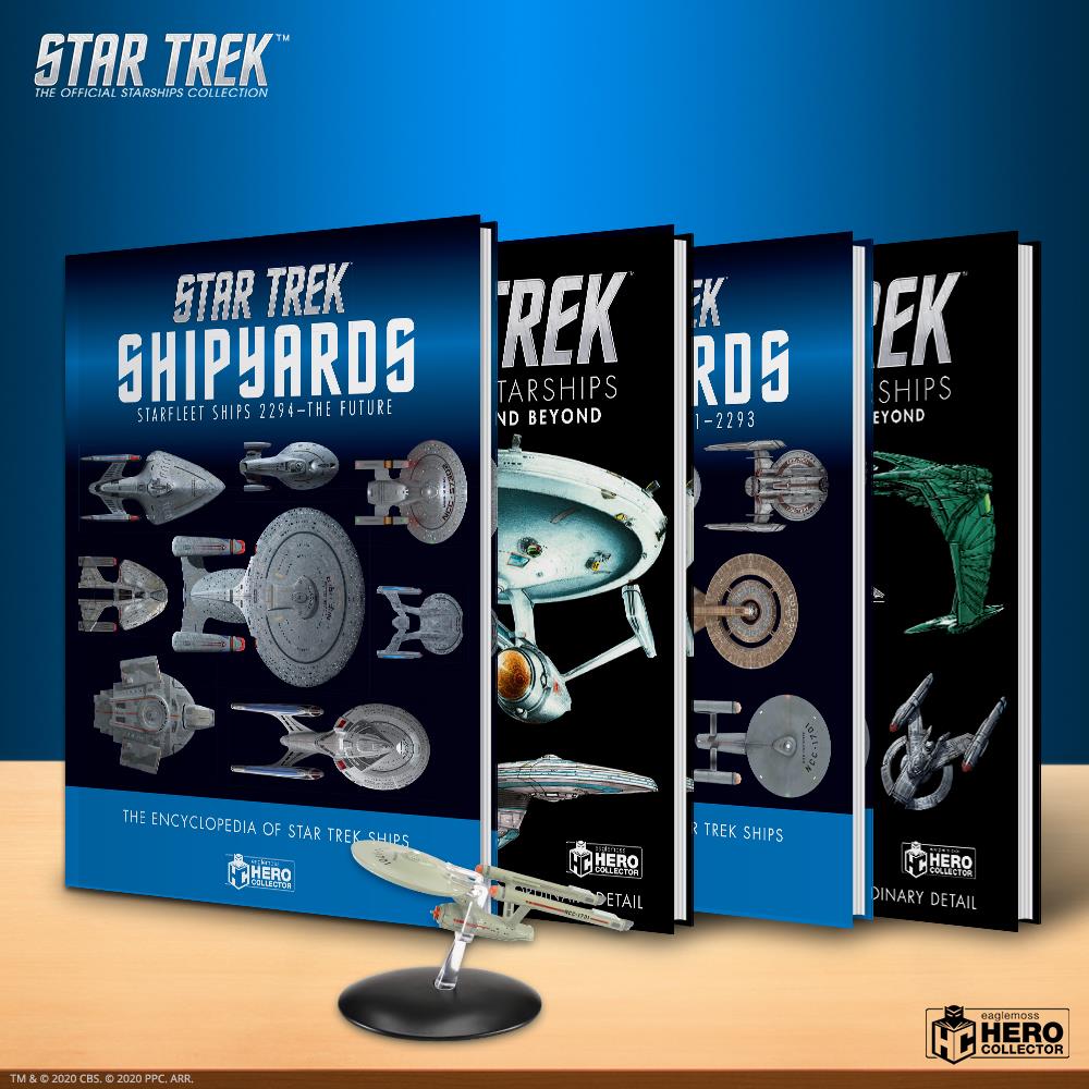 Eaglemoss STAR TREK Shipyards Starships: 2294 To The Future The Encyclopedia of Starfleet Ships Book