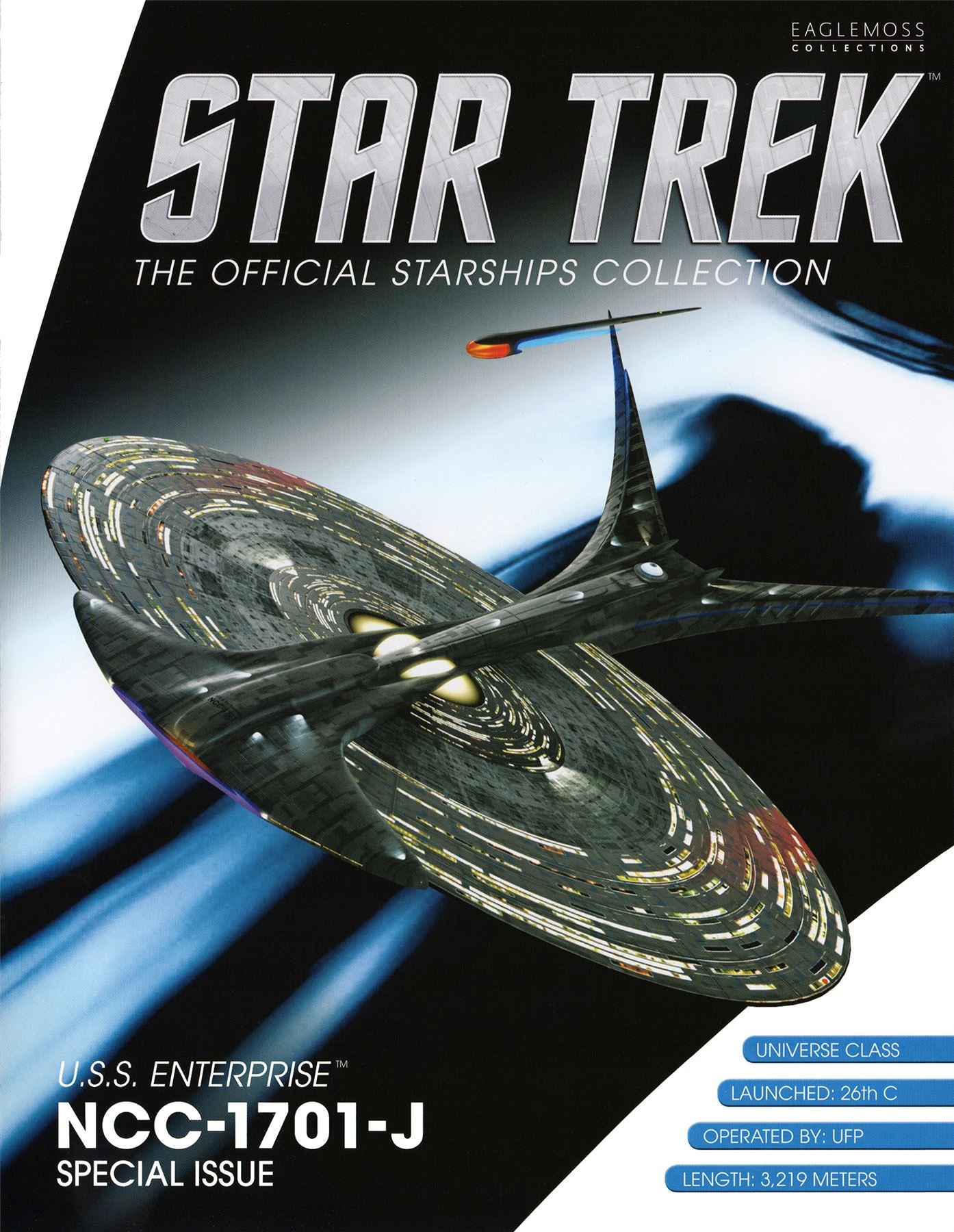 #19 U.S.S. Enterprise NCC-1701-J (Universe-class) XL EDITION Diecast Model Ship (Eaglemoss / Star Trek)
