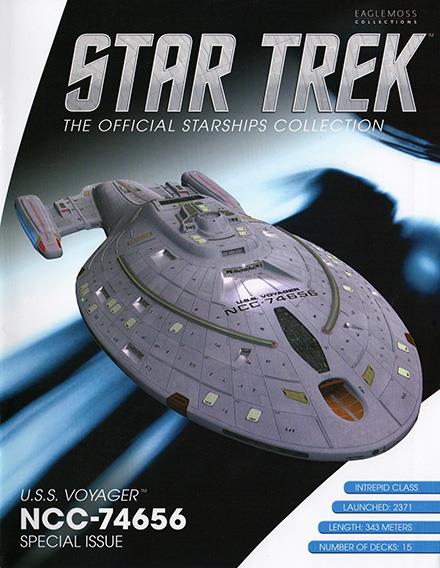 #05 U.S.S. Voyager NCC-74656 XL EDITION Model Diecast Ship (Eaglemoss / Star Trek)