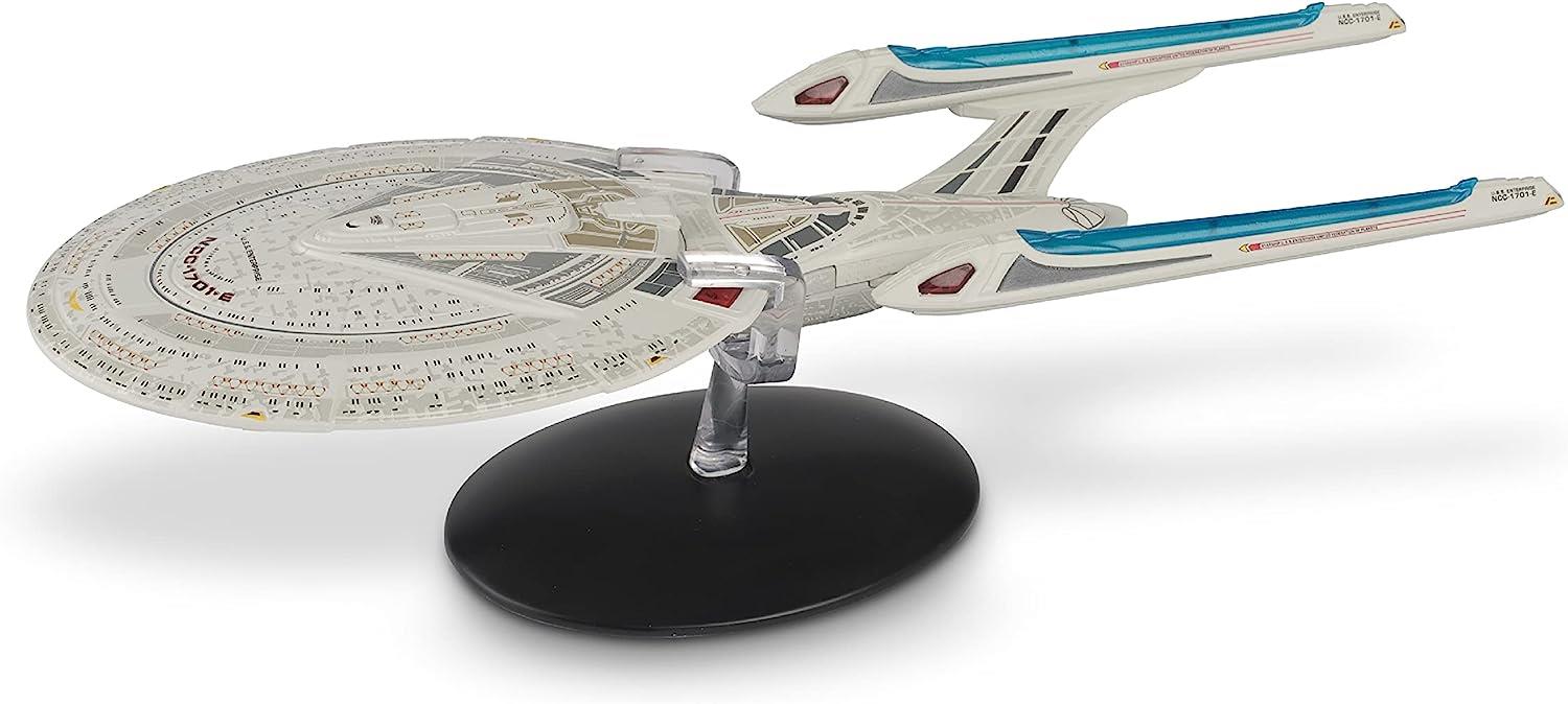 #03 U.S.S. Enterprise NCC-1701-E (Sovereign-class) XL EDITION Ship Model Die Cast Starship (Eaglemoss / Star Trek)