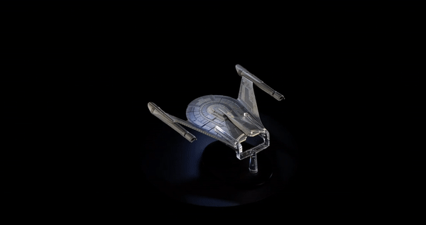 STPEN003 Picard Universe Romulan Bird-of-Prey FC Modèle moulé sous pression (Eaglemoss / Star Trek)