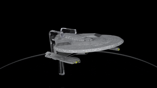 SSDUK015 Edison Discovery Ships Modèle de bateau moulé sous pression (Eaglemoss / Star Trek)