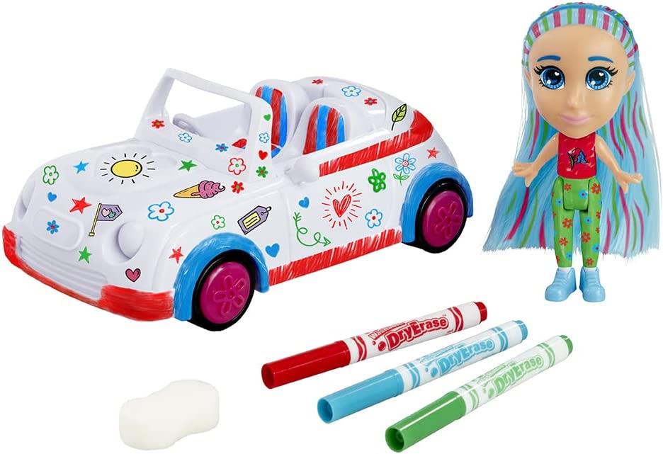 CRAYOLA Color 'n' Style Friends Coupe BLUEBELL Doll Art Playset Couleur
