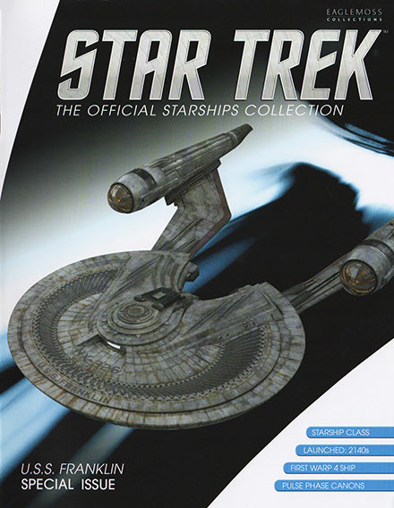 #08 U.S.S. Franklin NX-326 Model Die Cast Ship SPECIAL ISSUE (Eaglemoss / Star Trek)