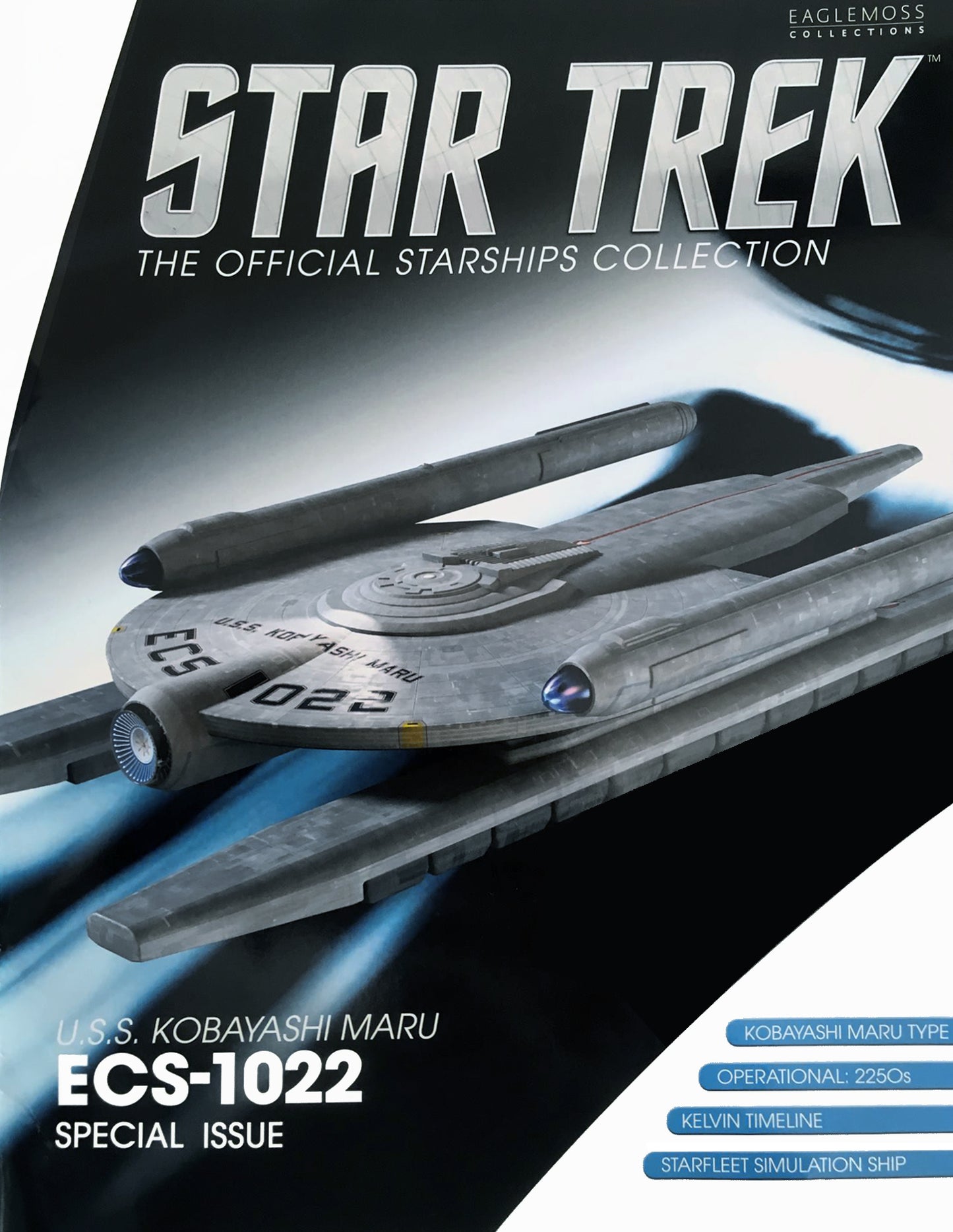 #14 U.S.S. Kobayashi Maru ECS-1022 Model Die Cast Ship SPECIAL ISSUE (Eaglemoss / Star Trek)