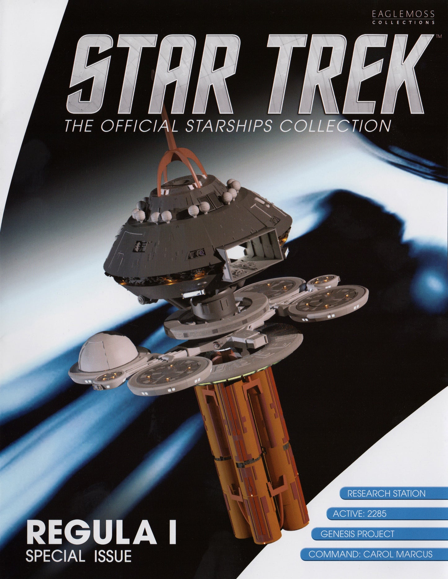 SSSDE822 Regula I Space Laboratory Modèle de navire moulé sous pression (Star Trek)