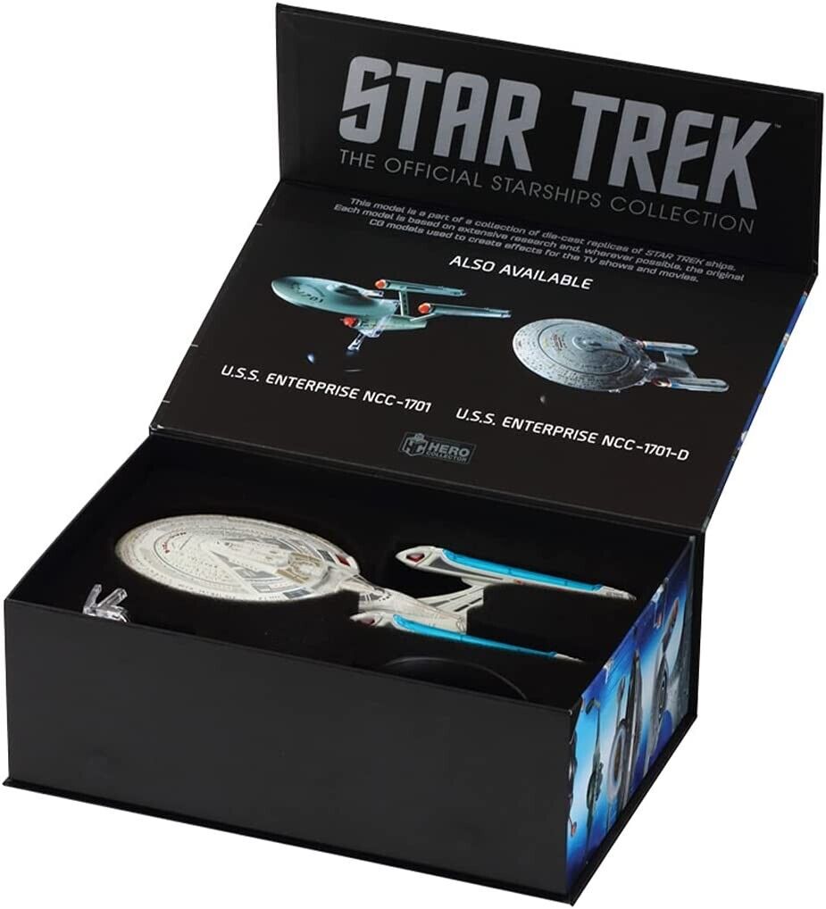 #03 U.S.S. Enterprise NCC-1701-E (Sovereign-class) XL EDITION Ship Model Die Cast Starship (Eaglemoss / Star Trek)